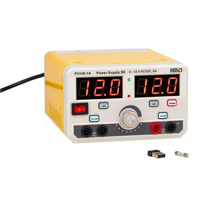 SE hálózati tápegység, 0–12 V AC/DC, 5 A