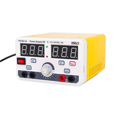 SE hálózati tápegység, 0–12 V AC/DC, 5 A