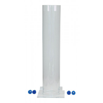 Tartály, akril, két nyílással, 2 l