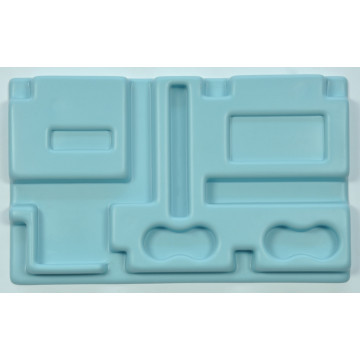 Dobozbetét NTL készletekhez, formázott műanyag, áram mágneses tere