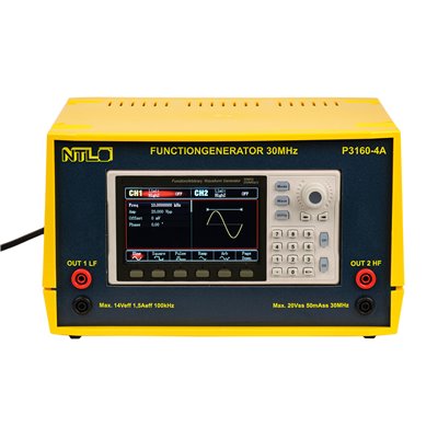 Funkciógenerátor 30 MHz, erősítővel