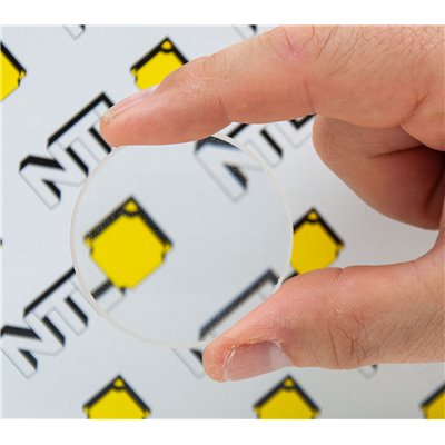 Objektív, optikai üveg (K9), D50 mm, FL +300 mm