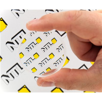 Objektív, optikai üveg (K9), D50 mm, FL -100 mm