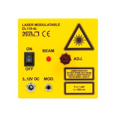 Lézer, 635 nm, 1 mW, modulálható