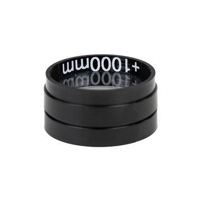 Objektív, optikai üveg (K9), D50 mm, FL +1000 mm