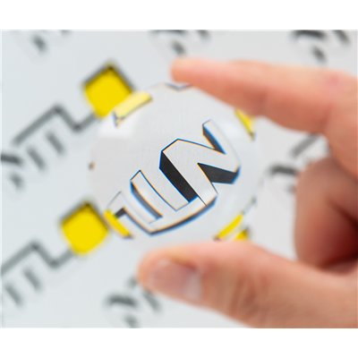 Optikai üvegből készült lencse (K9), D50 mm, FL +200 mm